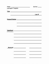 Image result for Lab Journal Template