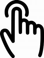 Image result for Hand Click Icon