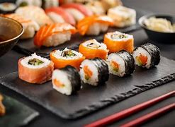 Image result for Cut Roll Sushi