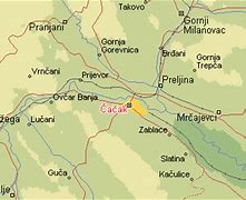 Image result for Cacak Mapa Grada