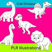 Image result for Dinosaur Line Art