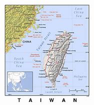 Image result for Taiwan Japan Map
