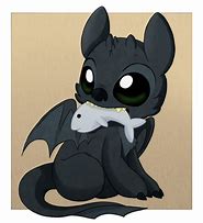 Image result for Cute Disney Stitch and Toothless Outline