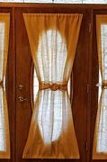 Image result for Door Sidelight Curtain Rods