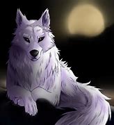 Image result for Black and White Anime Wolf