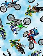 Image result for Motocross Fabric Dirt Bike Racing