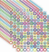 Image result for Small Number Stickers