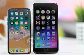 Image result for iPhone X vs iPhone 6 Plus