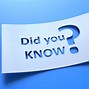 Image result for Did You Know Text Holder