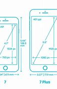 Image result for iPhone 7s Plus Size Inches