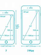 Image result for iPhone 7 Inches Size