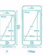 Image result for iPhone 7 Plus Size Screen
