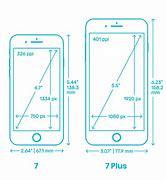 Image result for iPhone 7 vs iPhone 6 Dimensions