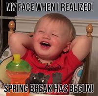 Image result for One Week to Spring Break Meme