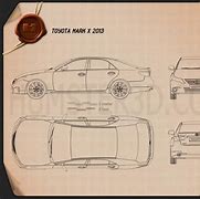 Image result for Drowing of Toyota Mark X