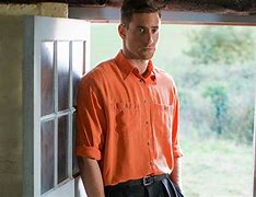 Image result for Oliver Jackson Cohen Orange Shirt