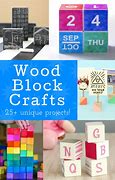 Image result for Wood Block Crafts