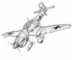 Image result for WW2 Fighter Plane Drawing