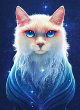 Image result for Neon Galaxy Cat Blue