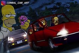 Image result for Initial D Simpsons