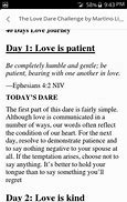 Image result for Day 17 of the Love Dare
