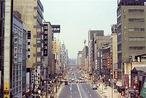 Image result for 1960s Japan Street