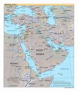 Image result for Middle East Map and Capitals
