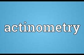 Image result for actinometr�q