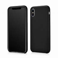 Image result for Apple iPhone X Silicone Case Black