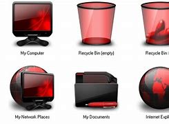 Image result for Red Computer Icon