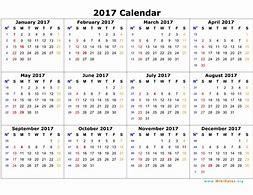Image result for 2017 Printable Calendar All Months