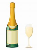 Image result for Champagne Bottle Illustration Vector