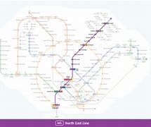 Image result for North East Line MRT Map