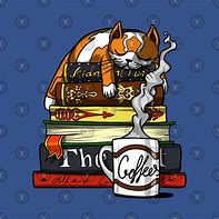 Image result for Coffee Book Cat