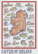 Image result for Castles in Ireland Map