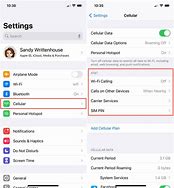 Image result for iPhone Cellular Settings SE