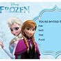 Image result for Free Editable Printable Frozen Birthday Invitations