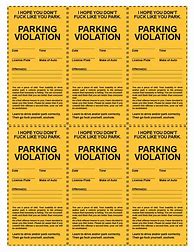 Image result for Free Printable Parking Tickets Funny