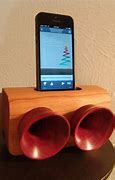 Image result for Wood iPhone Speaker Acorn