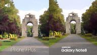 Image result for Galaxy Note 8 vs iPhone 7 Camera Test
