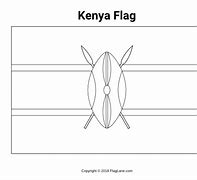 Image result for Kenya Flag Coloring Page