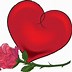 Image result for Pink Hearts and Roses Heart Shape