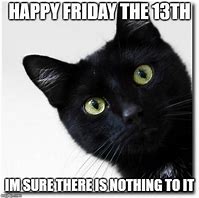 Image result for Friday 13 Cat Meme