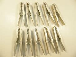 Image result for Vintage Large Aluminum Clothespin