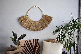 Image result for Green Brown White Seagrass Wall Decor