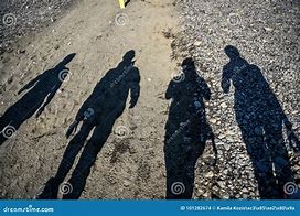 Image result for Shadow People Walking