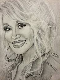 Image result for Drawing of Dolly Parton