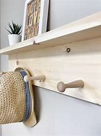 Image result for Narrow Shelf with Hooks