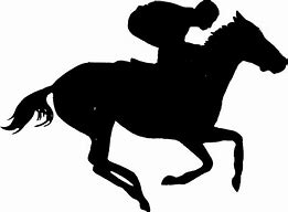 Image result for Outline Horse and Jockey Racing