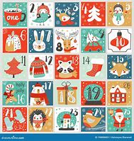 Image result for Christmas Calendar Art